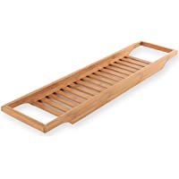 Torrex® 30541 Balda de bambú en varios tamaños Bandeja de baño (64 x 15 x 3-5 cm)